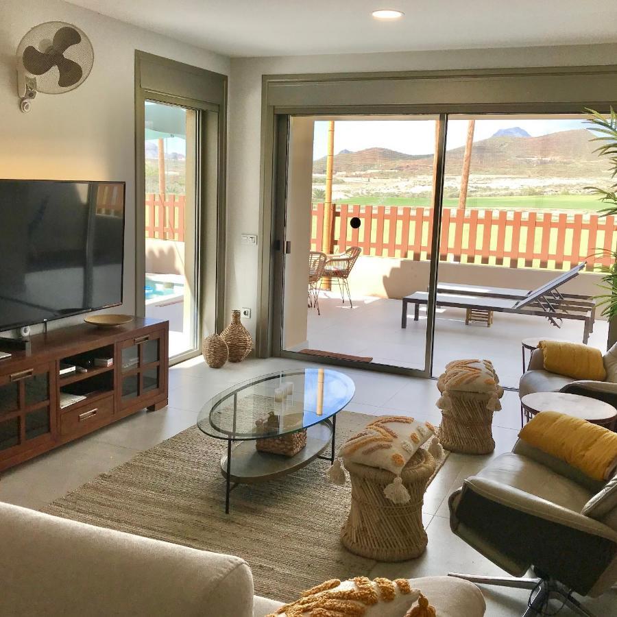 Golf Tenerife South XX Wheel Accessible Shower XX Free Wifi XX Private Pool 30 Degrees XX Two Terraces 30M2X60M2 Xxfree Parking XX Mountain View XX Flatscreen 65 Inch XX San Miguel de Abona Ngoại thất bức ảnh