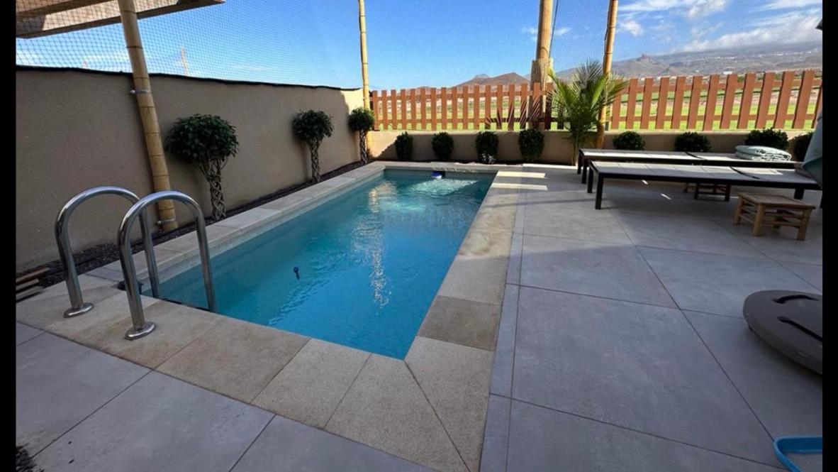 Golf Tenerife South XX Wheel Accessible Shower XX Free Wifi XX Private Pool 30 Degrees XX Two Terraces 30M2X60M2 Xxfree Parking XX Mountain View XX Flatscreen 65 Inch XX San Miguel de Abona Ngoại thất bức ảnh
