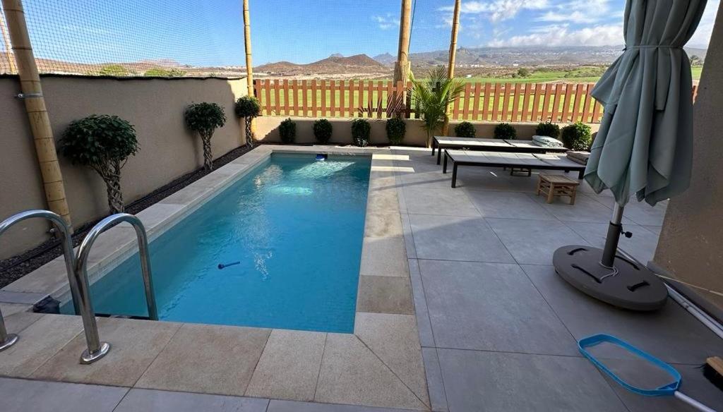 Golf Tenerife South XX Wheel Accessible Shower XX Free Wifi XX Private Pool 30 Degrees XX Two Terraces 30M2X60M2 Xxfree Parking XX Mountain View XX Flatscreen 65 Inch XX San Miguel de Abona Ngoại thất bức ảnh