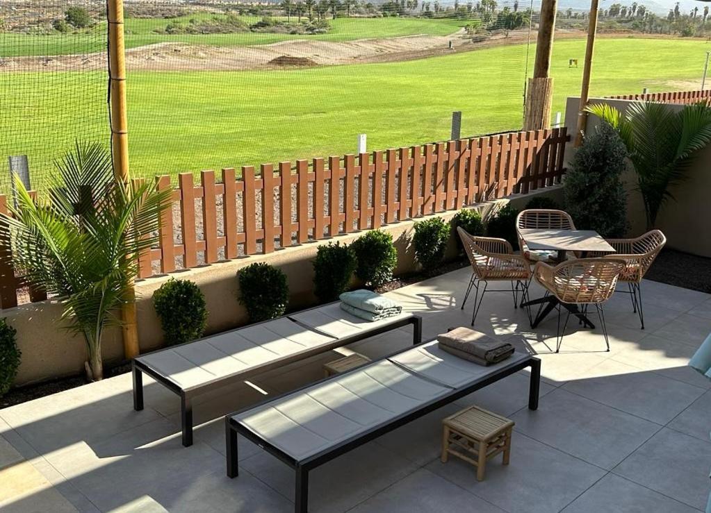 Golf Tenerife South XX Wheel Accessible Shower XX Free Wifi XX Private Pool 30 Degrees XX Two Terraces 30M2X60M2 Xxfree Parking XX Mountain View XX Flatscreen 65 Inch XX San Miguel de Abona Ngoại thất bức ảnh