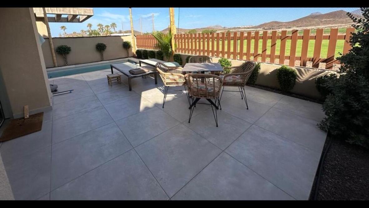 Golf Tenerife South XX Wheel Accessible Shower XX Free Wifi XX Private Pool 30 Degrees XX Two Terraces 30M2X60M2 Xxfree Parking XX Mountain View XX Flatscreen 65 Inch XX San Miguel de Abona Ngoại thất bức ảnh
